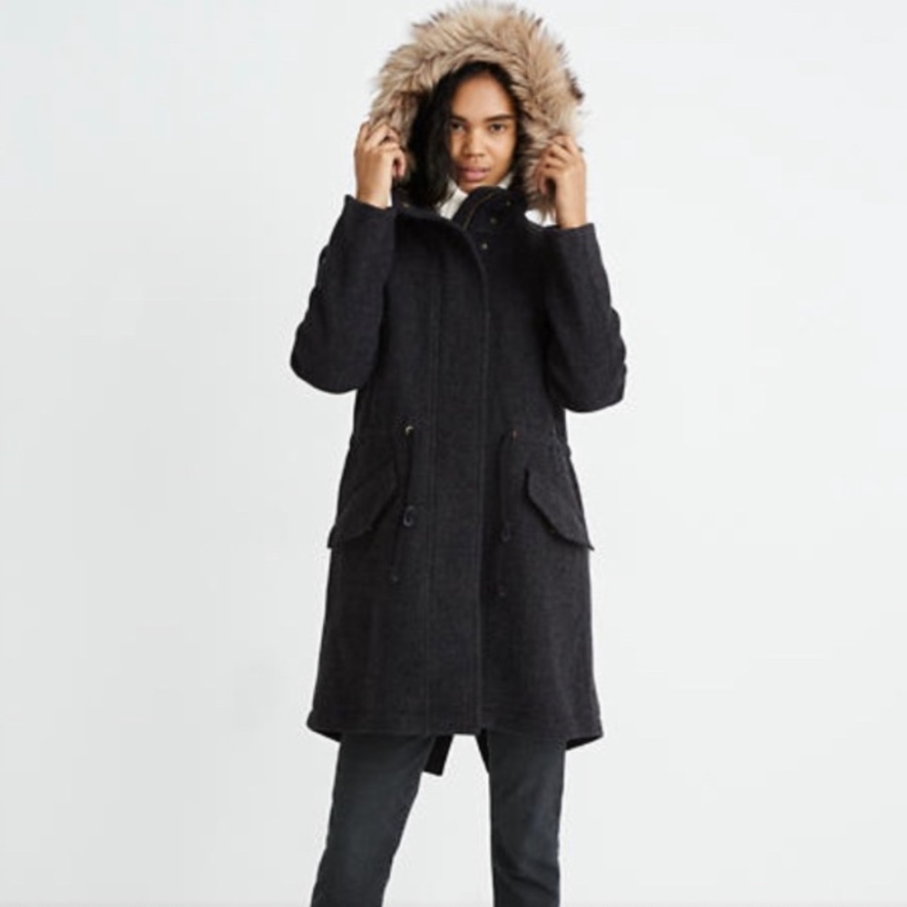 NWOT Madewell Vancouver Parka XS